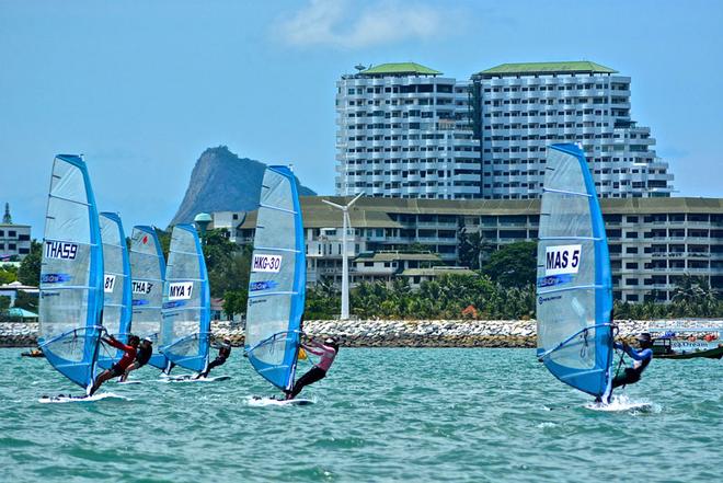 Hong Kong and Thailand dominated the RS:One Asian Championships, held for the first time in Thailand, at Top of the Gulf Regatta. © Kah Soon Ho