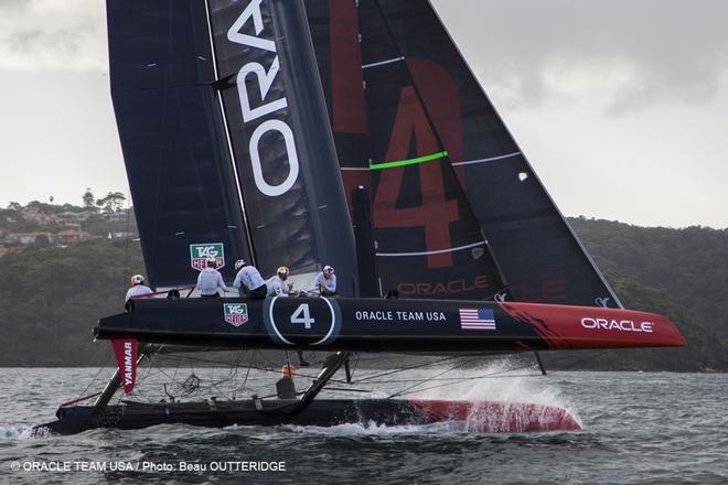 Oracle Team USA - second training session in Sydney © Oracle Team USA http://www.oracleteamusa.com