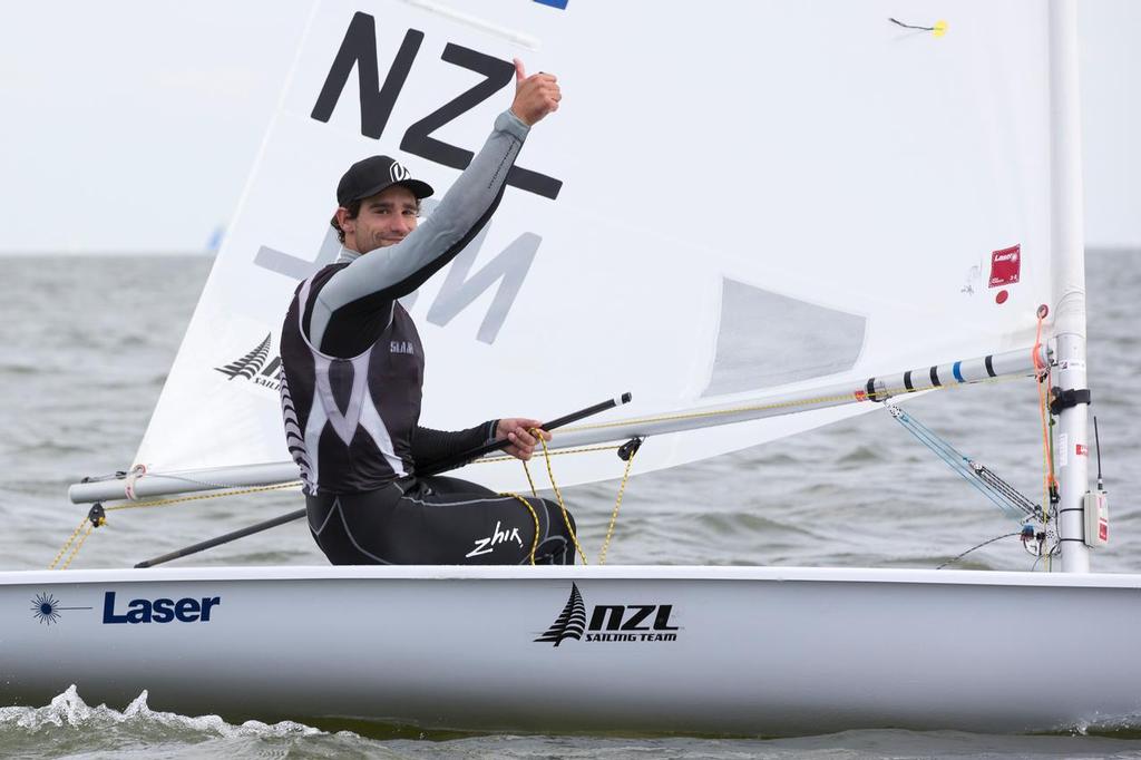 Sam MEECH wins the laser class, may 24th, Delta Lloyd Regatta  2014 (20/24 May 2014). Medemblik - the Netherlands. photo copyright Delta Lloyd Regatta - Sander van der Borch http://www.sandervanderborch.com taken at  and featuring the  class