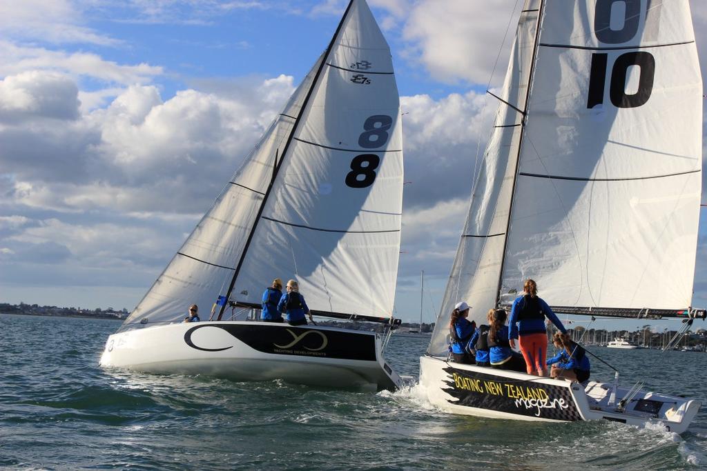 2 YTP Crews Pierce wins by 14s - 2014 RNZYS Womens Match Racing Championships photo copyright RNZYS Media taken at  and featuring the  class