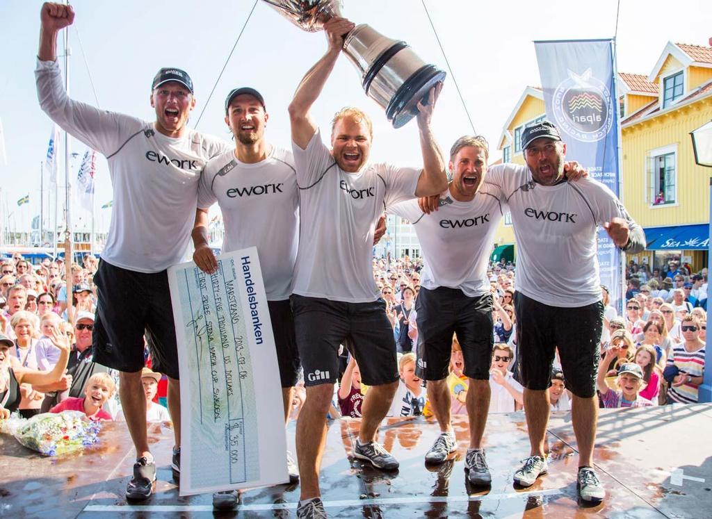 Hansen and his team won the Stena Match Cup Sweden for the third time in 2013 photo copyright Brian Carlin/AWMRT http://www.wmrt.com/ taken at  and featuring the  class