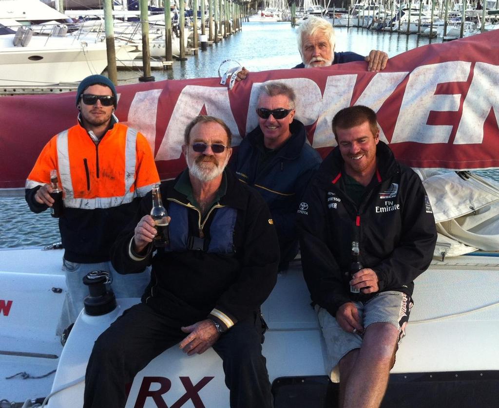 This year the Total Marine crew were unstoppable in their quest for the Dick’s of the Day award  – all in good humour. - 2014 Inter Marina MRX Annual Sailing Challenge photo copyright Tom Macky taken at  and featuring the  class