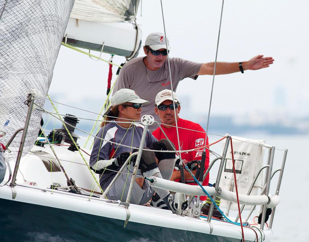 TOP OF THE GULF REGATTA 2014 - Blue Note asked directions © Guy Nowell/Top of the Gulf