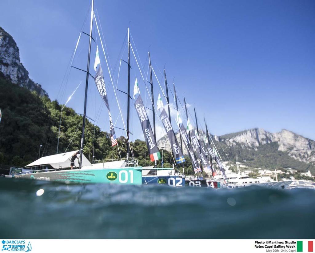Barclays 52 Super Series 2014, day 1 ©  Martinez Studio / Rolex Capri Sailing Week