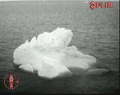 These bergy bits show up clearly on these thermal images. - Iceberg ahead! photo copyright FLIR http://www.flir.com/cvs/apac/en/maritime/ taken at  and featuring the  class