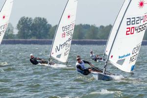 2014 Delta Lloyd Regatta, Day 1 - Laser photo copyright Thom Touw http://www.thomtouw.com taken at  and featuring the  class