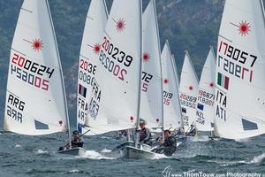 2014 Garda Trentino Olympic Week - Laser photo copyright Thom Touw http://www.thomtouw.com taken at  and featuring the  class
