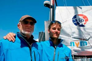 Nandor Fa (Hungary) & Marcell Goszleth (Hungary) ``Spirit of Hungary``, the day before start of IMOCA OCEAN MASTERS NY-BCN.
 photo copyright Thierry Martinez / Sea&Co / OSM taken at  and featuring the  class