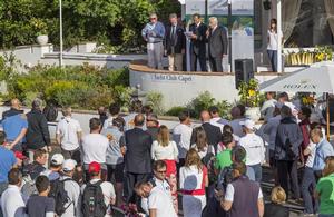 Competitors Briefing & welcome from Capri's Mayor at the Yacht Club Capri - Rolex Capri Sailing Week 2014 photo copyright  Rolex / Carlo Borlenghi http://www.carloborlenghi.net taken at  and featuring the  class