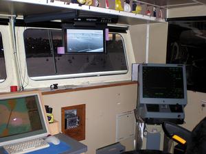 The FLIR Systems Navigator produces a crisp image which is projected on a 20” LCD screen installed on the bridge. photo copyright FLIR http://www.flir.com/cvs/apac/en/maritime/ taken at  and featuring the  class