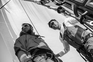 Training in Newport before set sail on transatlantic test photo copyright Pedro Freitas /Volvo Ocean Race taken at  and featuring the  class