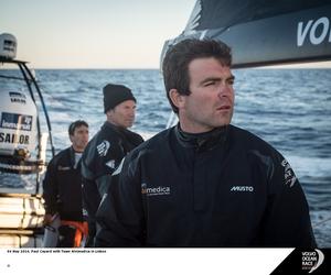 04 May 2014. Paul Cayard with Team Alvimedica in Lisbon. - Volvo Ocean Race 2014 photo copyright Volvo Ocean Race http://www.volvooceanrace.com taken at  and featuring the  class
