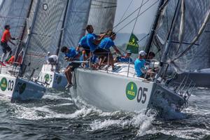 Enfant Terrible Winning the 2014 Rolex Farr 40 Worlds photo copyright  Rolex/Daniel Forster http://www.regattanews.com taken at  and featuring the  class