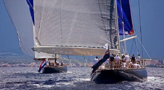 The J's on the water the day before The Superyacht Cup 2014.  © The Superyacht Cup http://www.thesuperyachtcup.com