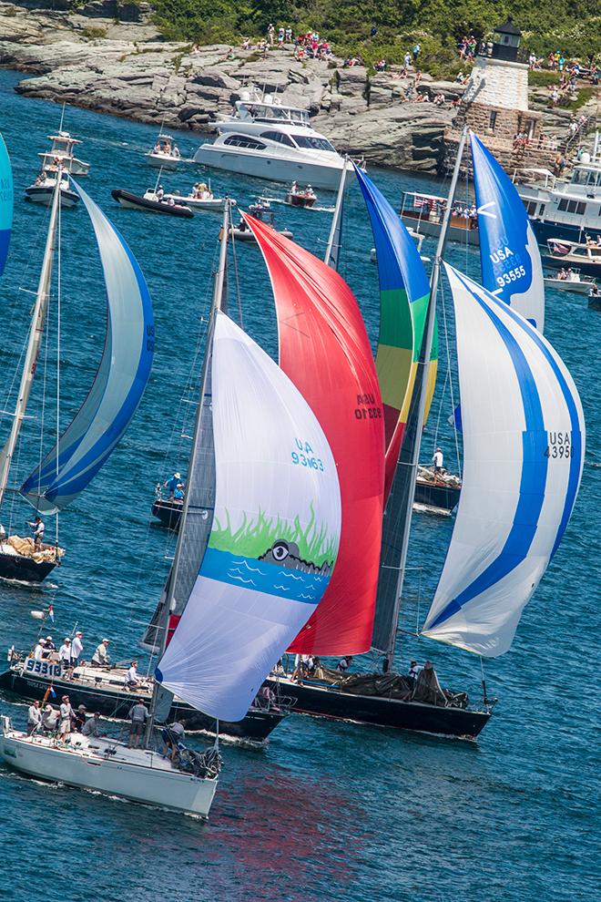 Spinnaker start for the second Bermuda Race in a row.  © Daniel Forster/PPL