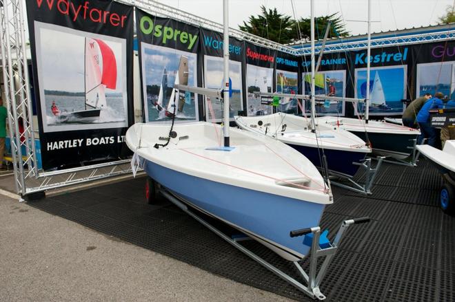 The Hartley Boats stand at the PSP Southampton Boat Show 2013.  © onEdition http://www.onEdition.com