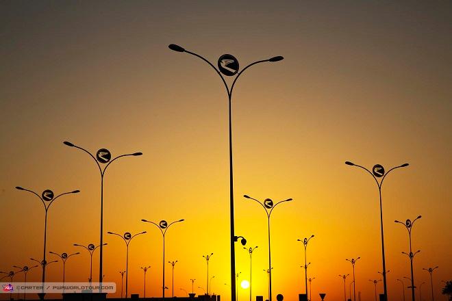 Sunrise in Ashgabad - Awaza PWA World Cup 2014 ©  Carter/pwaworldtour.com http://www.pwaworldtour.com/