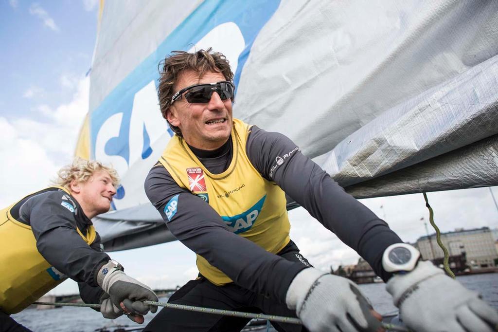 The Extreme Sailing Series 2014. Act4. St Petersburg. SAP Extreme Sailing Team<br />
 © Lloyd Images/Extreme Sailing Series