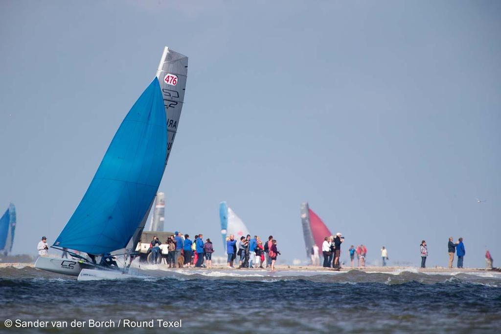 18,000 fans cheering you on - 2014 Round Texel photo copyright Sander van der Borch http://www.sandervanderborch.com taken at  and featuring the  class