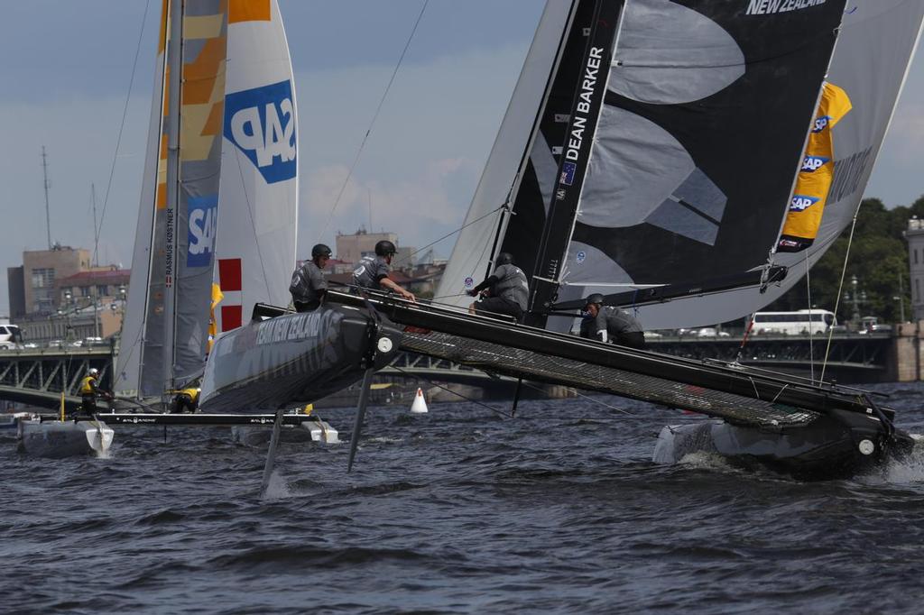 Extreme Sailing Series - Day 3, St Petersburg, Russia photo copyright Eugenia Bakunova http://www.mainsail.ru taken at  and featuring the  class