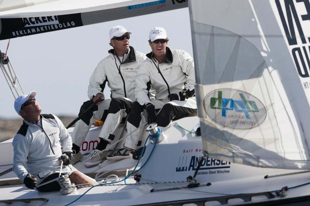 Magnus Holmberg and his team in action at the 2010 Stena Match Cup Sweden ©  Brandspot