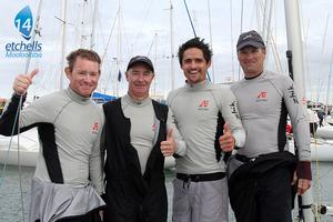 Etchells Australasian Winter Championship 2014. Gen XY have gone into the record books at the Winters as the first team to win the event for a second time. - Etchells Australasian Winter Championship 2014 photo copyright Teri Dodds taken at  and featuring the  class