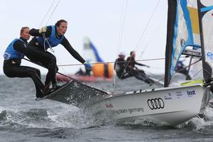 Tina Lutz and Susann Beucke in Action - Kieler Woche 2014 photo copyright okpress taken at  and featuring the  class
