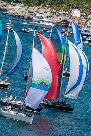 Spinnaker start for the second Bermuda Race in a row. photo copyright Daniel Forster/PPL taken at  and featuring the  class