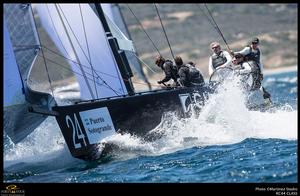 Synergy Russian Sailing Team.  - RC44 Puerto Sotogrande Cup 2014 photo copyright MartinezStudio.es taken at  and featuring the  class