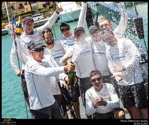 Synergy Russian Sailing Team.  - RC44 Puerto Sotogrande Cup 2014 photo copyright MartinezStudio.es taken at  and featuring the  class