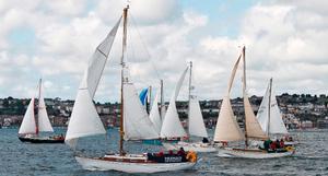 A 100 plus classic boats of all types and size join in with the annual Falmouth Week Classics.  Run as a race but in spirit more of a rally. photo copyright  SW taken at  and featuring the  class
