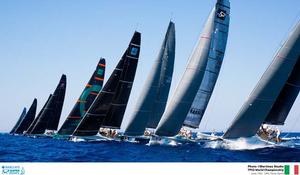 Fleet on the starting line - 2014 Audi TP52 World Championship photo copyright Martinez Studio/52 Super Series taken at  and featuring the  class