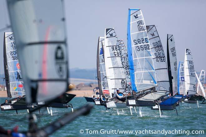 International Moth World Championships 2014 © Tom Gruitt / yachtsandyachting.com
