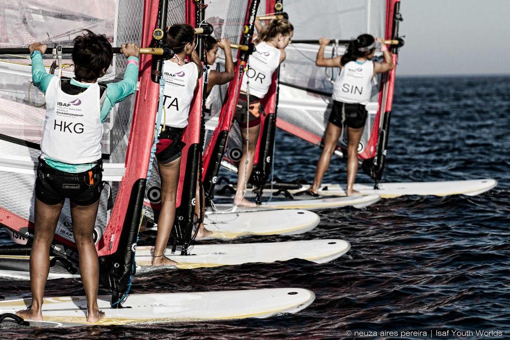 Day 4, 2014 ISAF Youth Worlds, Portugal photo copyright  Neuza Aires Pereira | ISAF Youth Worlds taken at  and featuring the  class