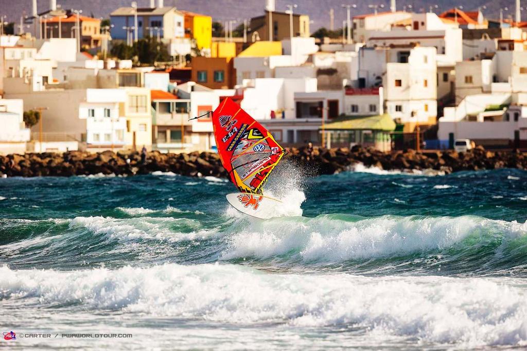 Daida Frontside - 2014 PWA Pozo World Cup / Gran Canaria Wind and Waves Festival photo copyright  Carter/pwaworldtour.com http://www.pwaworldtour.com/ taken at  and featuring the  class