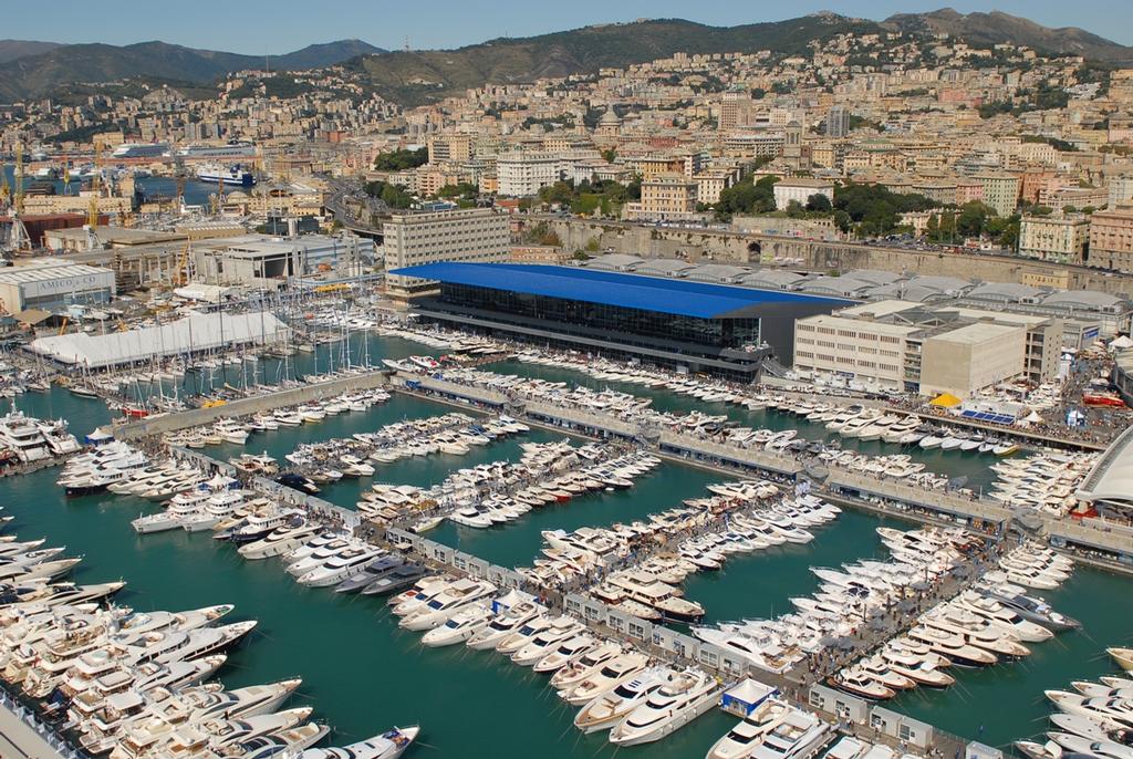 Glamour all the way, the fabulous Genoa International Boat Show, long a European favourite.  © Supplied .