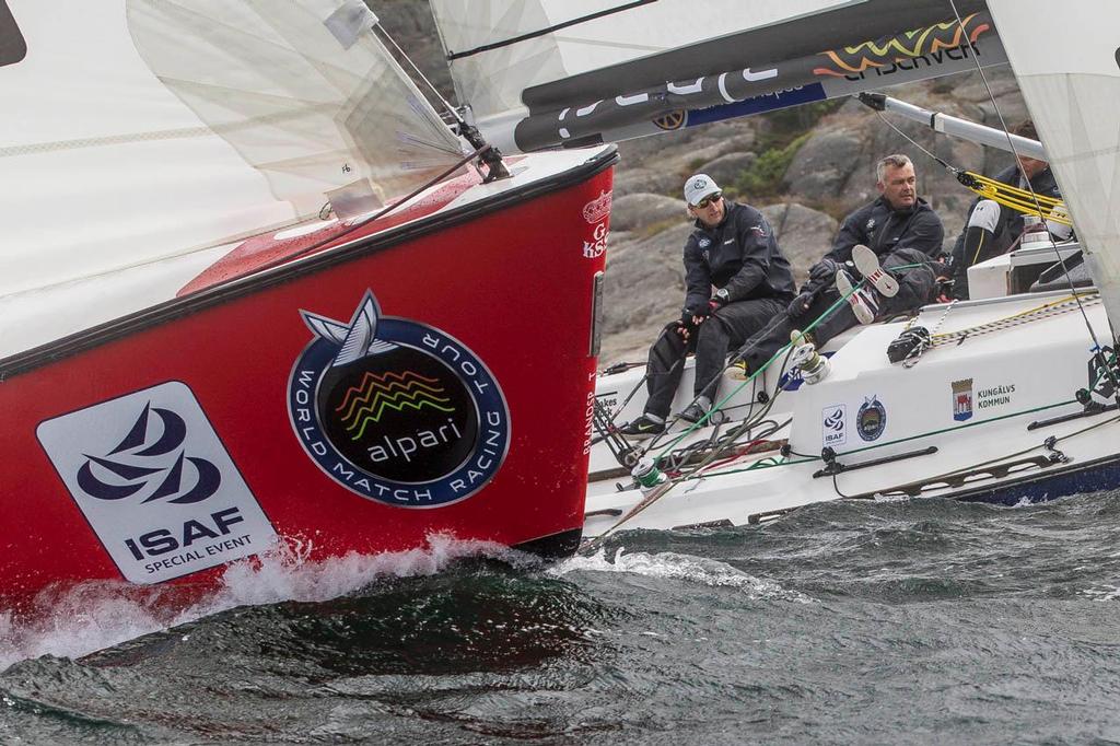 Ian Williams of GAC Pindar leads the Qualifying at Stena Match Cup Sweden photo copyright  Ian Roman / WMRT taken at  and featuring the  class