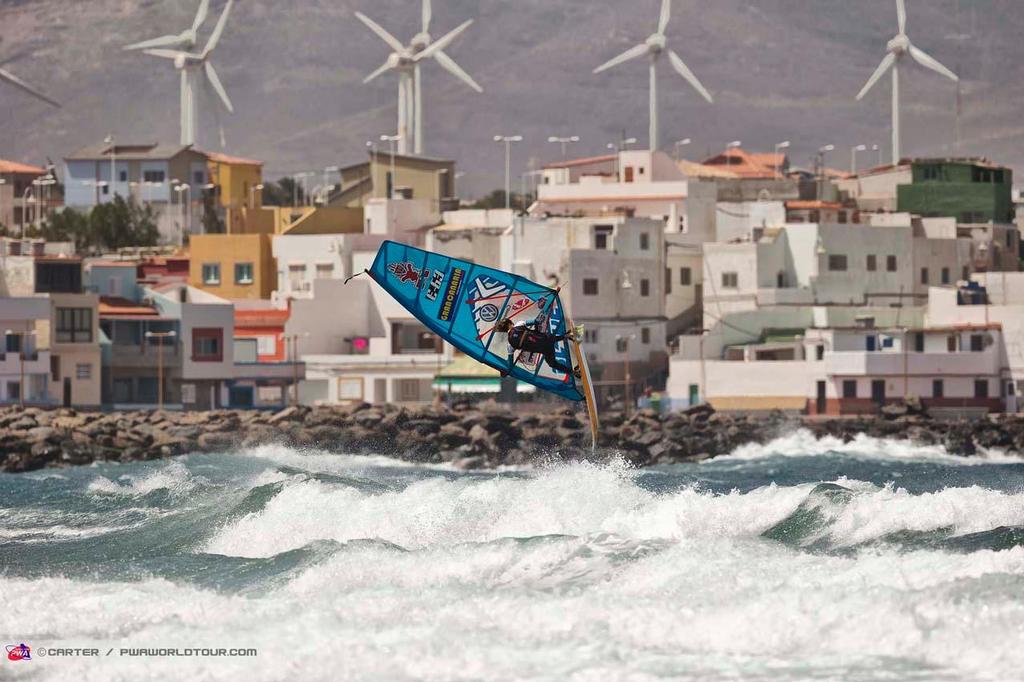 Iballa Moreno - 2014 PWA Pozo World Cup / Gran Canaria Wind and Waves Festival photo copyright  Carter/pwaworldtour.com http://www.pwaworldtour.com/ taken at  and featuring the  class