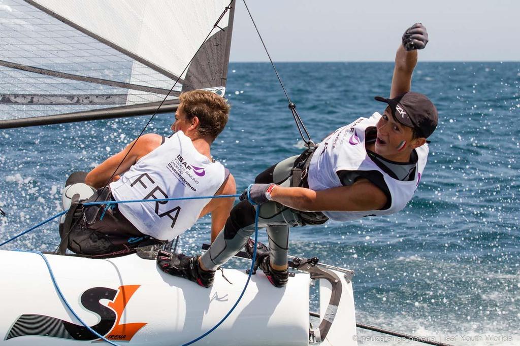 SL16 - 2014 ISAF Youth Sailing World Championship photo copyright  Neuza Aires Pereira | ISAF Youth Worlds taken at  and featuring the  class