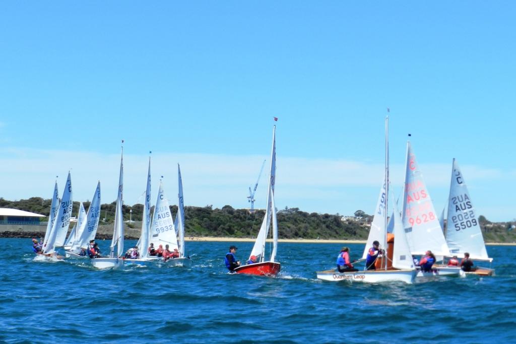 Sail Sandy - Cadets racing off SYC. - Sail Sandy 2014 photo copyright Chris Furey taken at  and featuring the  class
