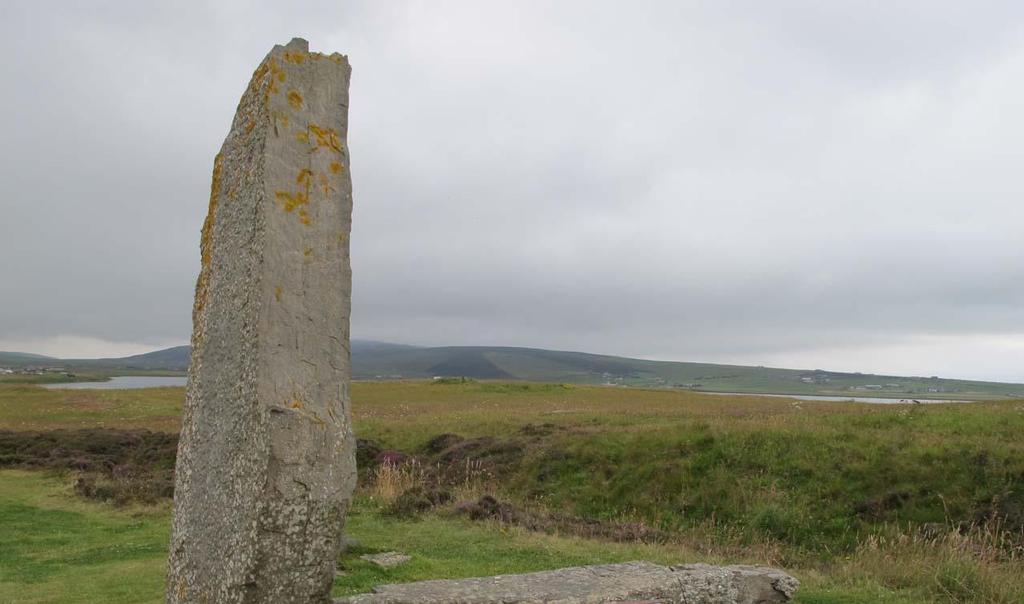 Northern Scotland Voyage to Orkney and Shetland Isles - One of the Ring of Brodgar standing stones hit by lightning photo copyright Paul and Sheryl Shard http://www.distantshores.ca/ taken at  and featuring the  class
