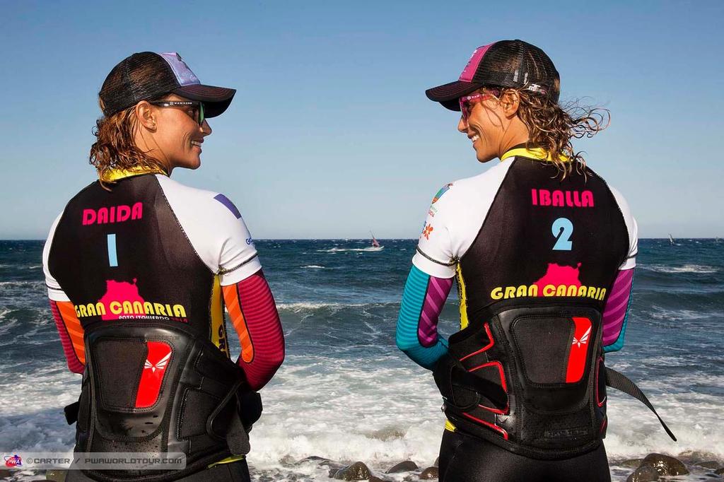 The Twins makes the Final - 2014 PWA Pozo World Cup / Gran Canaria Wind and Waves Festival photo copyright  Carter/pwaworldtour.com http://www.pwaworldtour.com/ taken at  and featuring the  class