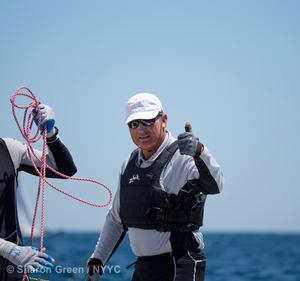 John Bertrand (AUS) 2014 Etchells Worlds, NYYC
Newport, RI photo copyright  Sharon Green / Ultimate Sailing taken at  and featuring the  class