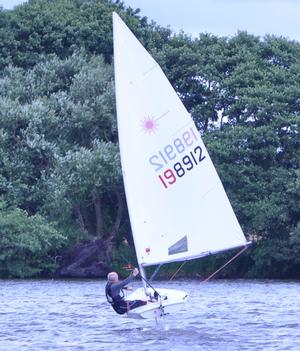 David Nicholson in full flight at Budworth SC, UK. photo copyright Ian Ward taken at  and featuring the  class