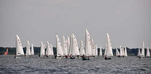 2014 OK Dinghy European Championship Day 1 photo copyright Ania Pawlaczyk taken at  and featuring the  class