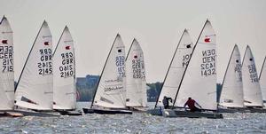 2014 OK Dinghy European Championship Day 2 photo copyright Ania Pawlaczyk taken at  and featuring the  class