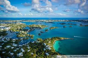 Bermuda aerial view photo copyright Bermuda Aerial Media taken at  and featuring the  class