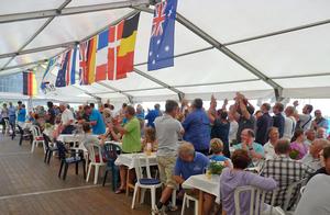 OK Dinghy European Championship 2014 opening ceremony photo copyright  Robert Deaves taken at  and featuring the  class