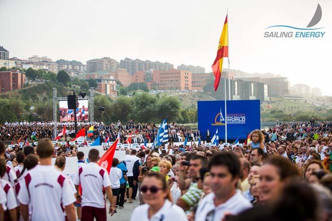 2014 ISAF Sailing World Championship, Santander - Opening Ceremony © Pedro Martinez / Sailing Energy http://www.sailingenergy.com/