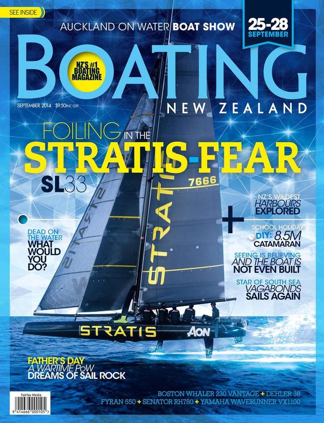 Statis SL33 makes the cover of Boating NZ - image by Bryce Taylor © SW